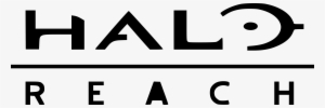 Halo Reach Logo Black And White - Halo Reach Logo