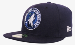 Minnesota Timberwolves Navy Global Icon Fitted Hat - New Era