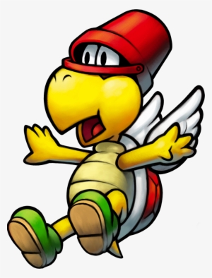 Crazy Paratroopa - Png - Mario Luigi Bowser Inside Story Characters