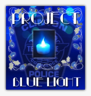 C - O - P - S - Also Encourages Law Enforcement Agencies - Blue Candles For Cops