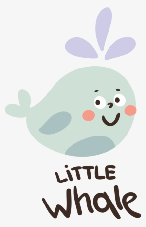 Whale Whale Cute Cartoon Animal Character Vector - Whales