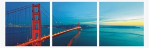 The Golden Gate 3 Piece Wall Decor Sdqz4e