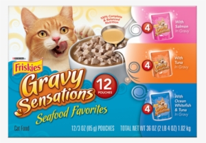 Shop Now - Friskies Gravy Sensations Wet Cat Food, Seafood Favorites