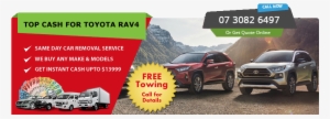 Cash For Toyota Rav4 - Brisbane