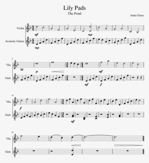Lily Pads Sheet Music Composed By Anna Grass 1 Of 1 - Piano