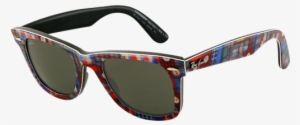 Ray Ban Rb2140 10 Original Wayfarer Patchwork Sunglasses - Ray Ban Rb2140 6066 58