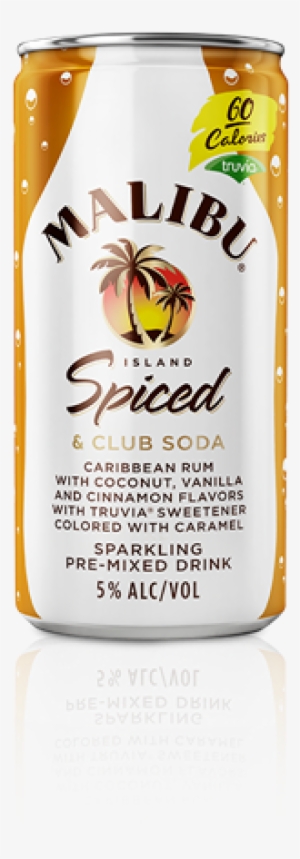 Malibu Island Spiced & Club Soda - Malibu Island Spiced Rum Liqueur