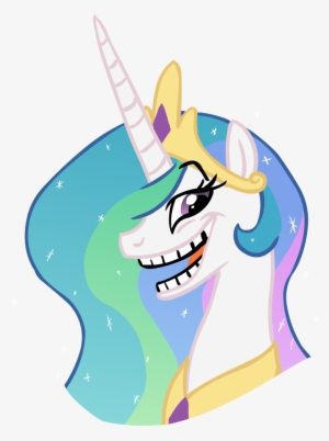 Pony, Portrait, Princess Celestia, Raised Eyebrow, - Princess Celestia Troll Png