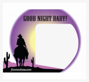 Photo Frame Show - Good Night Photo Frame Png