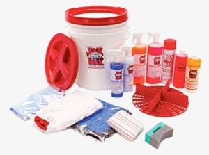 Bucket Car Care Organizer - Jax Wax Complete Scratch-free Wash Wax And Detail Bucket