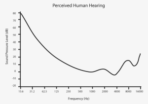 Perceived Human Hearing - Auditory Masking