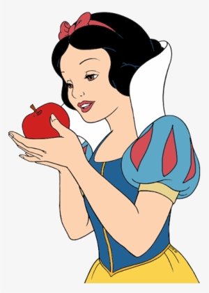 Drawn Apple Snow White - Branca De Neve Com A Maça