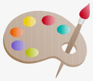 Kaz Creations Deco Paint Pallet Brush Colours - Pintando O Sete Png
