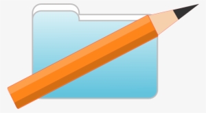 How To Set Use Art Folder Icon Clipart - Folder And Pencil Clipart