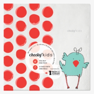 Buy Online - Cheeky Kids Gray Fox With Pink And Mint Rim Paper Bowls