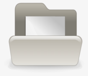 White Folder Icon Png - Icon