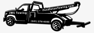 Towing And Lock Out Services For Pendleton Oregon -pendleton - Tow Truck Png Black