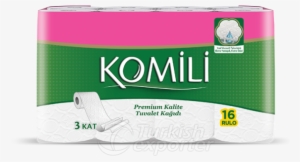Komili Premium Toilet Paper 16 Rolls - Komili Konfor Havlu 3 Lü