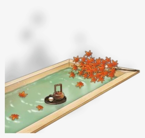 Hinoki Wood Hot Spring Bath Fall 2016 With Tea - Tea