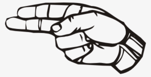 Sign Language H Clipper - Sign Language Letter H