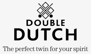 Double Dutch Primary Logo With Tagline Mono