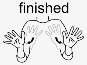 Big Ideas 4 Little People - All Done Sign Language Clipart