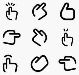 Hands & Gestures - Science Icons Vector Png