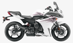 White Yamaha Fz6r Sport Motorcycle Bike Png Image - 2009 Yamaha Fzr 6