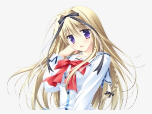 Illustration Blonde Black Background Anime Anime Girls - Entergram Strawberry Nauts Playstation Vita