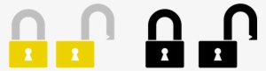 Padlock Unlocked Vectors, Photos And Psd Files - Candado Abierto Y Cerrado Png