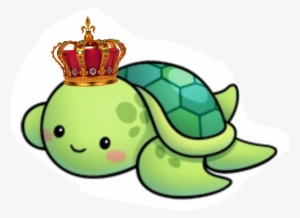 Dad Turtle Prince Family - Cute Cartoon Turtle