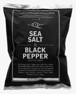 Lillie's Q Sea Salt & Black Pepper Kettle Chips 5 Oz - Lillies Q Sea Salt And Black Pepper Kettle Chips 6