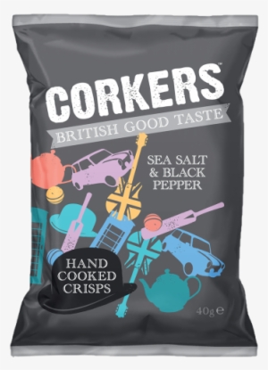 Sea Salt And Black Pepper - Corkers Chips