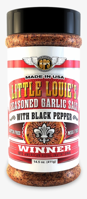 Little Louie's Garlic Salt W/ Black Pepper - Riverside Bps 'little Louie's' Seasoned Garlic Salt