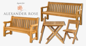So You've Created Your Beautiful Garden, Trimmed Your - Alexander Rose Roble Royal Park Bench 5ft