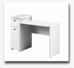 Makeup Desk - Dixie Desk / Vanity From Nexera, White