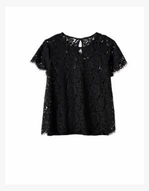 Ladies' Blouse, Black Lace - Redvalentino Women's Collared Minidress