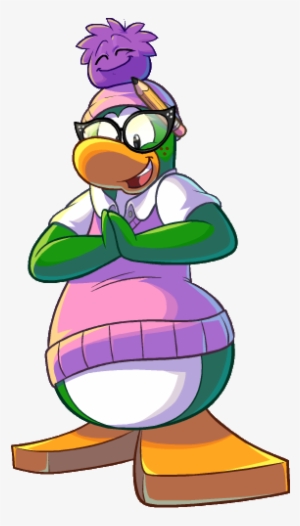 Aunt Artic Clapping - Club Penguin Cutouts Aunt Arctic