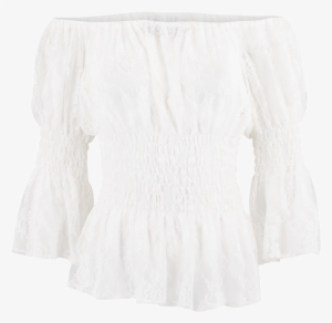 Marrika Nakk Lace Peasant Stretch Top - Cardigan