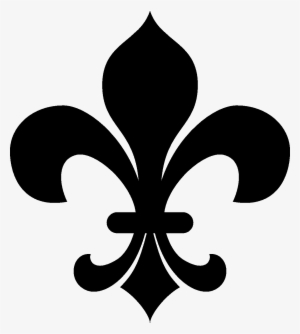 No Clipart - Fleur De Lis Black