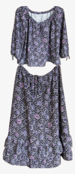 Mosaic Vagabond Skirt Blouse - Lace