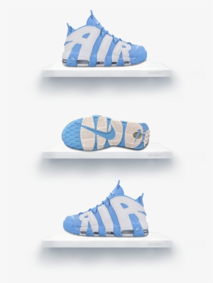 Nike Air More Uptempo University Blue White - Mens Nike Air More Uptempo - Blue/white