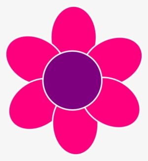 Purple And Pink Flowers Clipart - Colour Wheel With Tertiary Colours