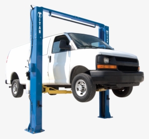 Titan 11,000 Lb 2-post Adjustable Column Clear Floor - Pound
