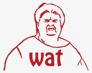 Wat Funny Tv Quotes, Funny Memes, Dankest Memes, Jokes, - Wat Pillow Case