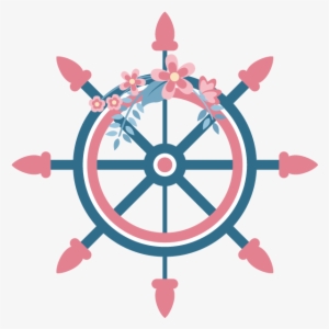 Ships Wheel Rudder Steering Wheel - Boat Wheel Vector