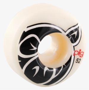 Pig Head Natural 52mm 101a - Pig Head Skateboard Wheels - Natural - 52mm 101a