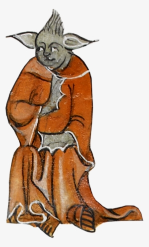 Un Disegno Di Yoda In Un Manoscritto Medievale - Medieval Yoda