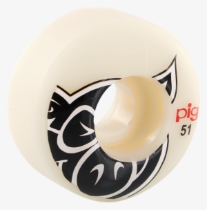 Pig Head Natural 51mm - Pig Head Natural Skate Wheels Natural, 54 Mm