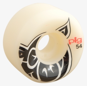 Pig Head Conical 54mm White - Roda Pig Head Natural 50mm 101a